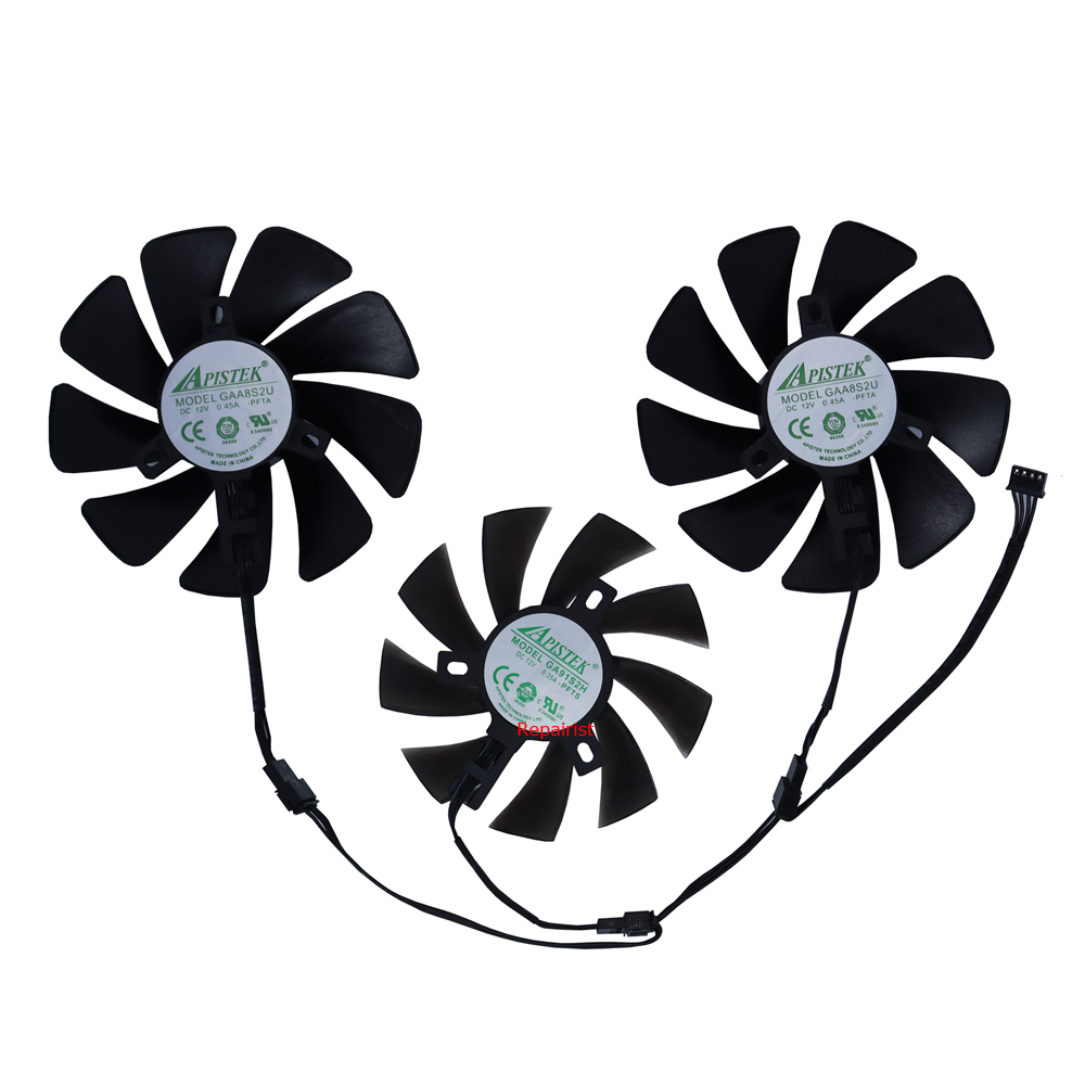 3Pcs/Set,DIY GAA8S2U GA91S2H,G - Rx 6700 Xt 12Gb Graphics Card 评论和价格