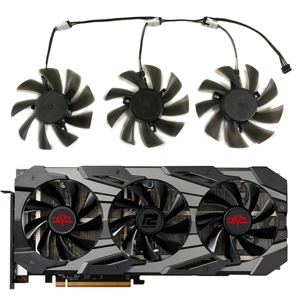 3Pcs/Set DIY T129215BU,GPU Coo - Rx 5700 Xt 8Gb Video Card 评论和价格