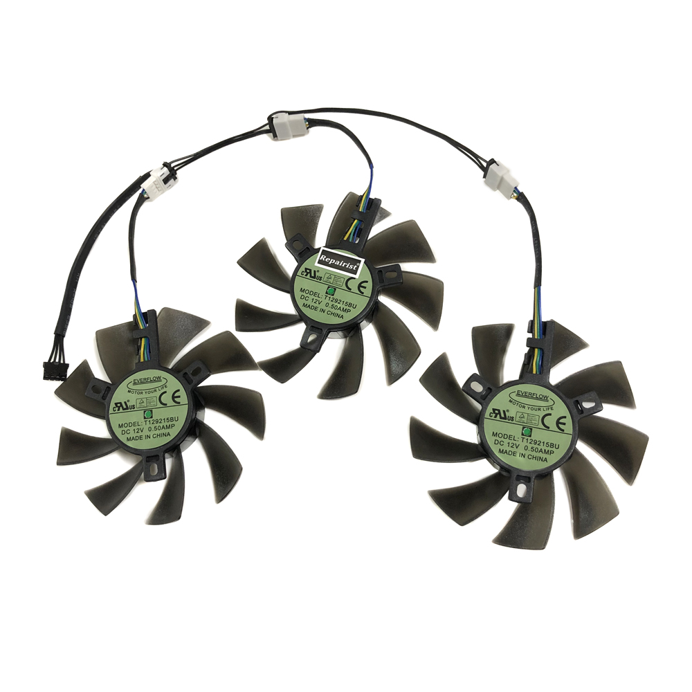 3Pcs/Set,DIY Cooler,T129215BU, - Rx 5700 Xt 8Gb Video Card 评论和价格