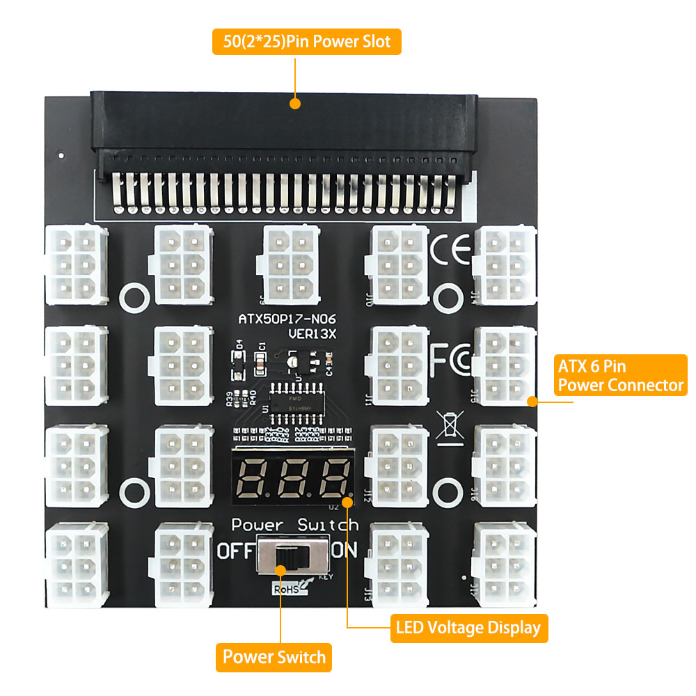 For DELL 750W 1100W 1600W 2000 - 2400W Server Psu Breakout Board 评论和价格