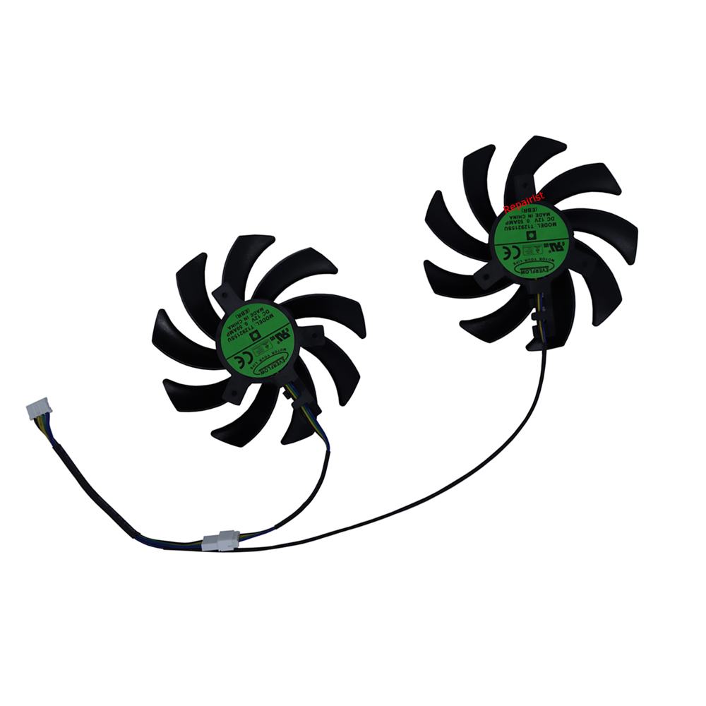 Video Card Fan GPU Cooler For  - Rx 5700 Xt 8Gb Video Card 评论和价格