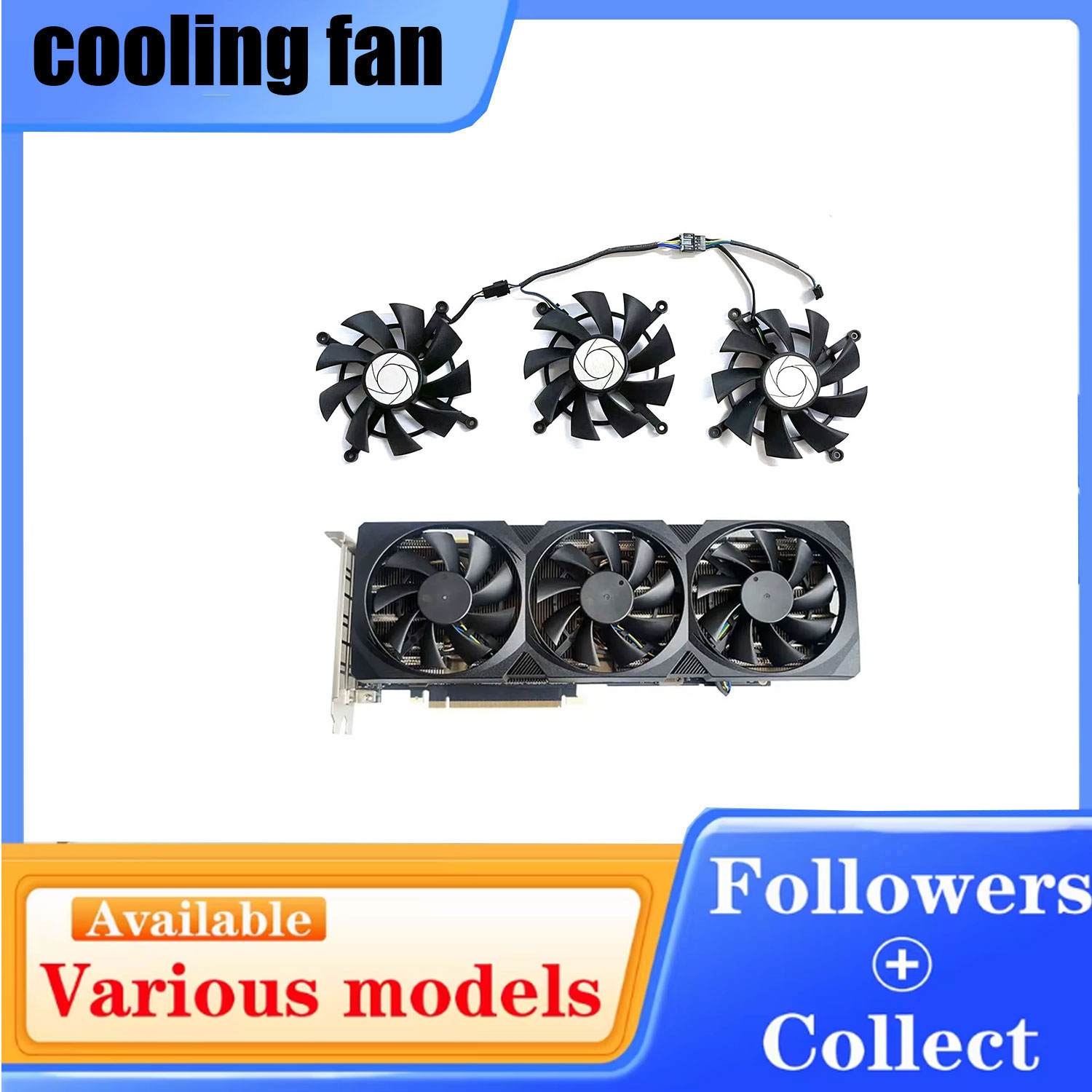 New Cooler Replacement Fan 4PI - Cmp 50Hx Mining Card 评论和价格