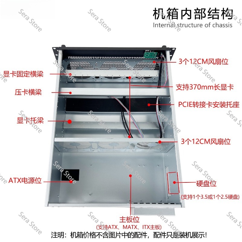 4U Multi-Graphics Card Chassis - 8 Gpu 4U Server Chassis 评论和价格